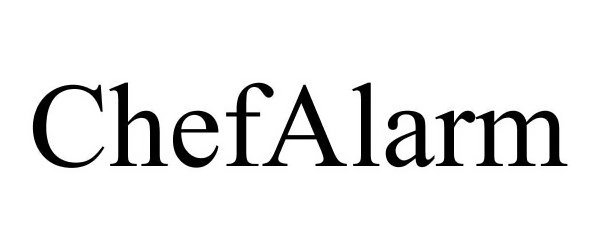 Trademark Logo CHEFALARM