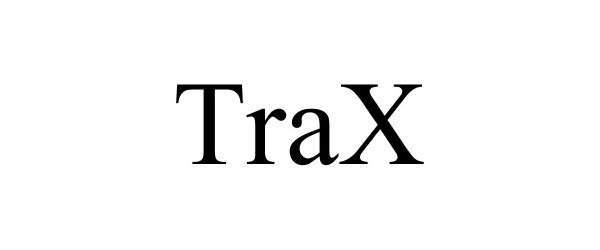 Trademark Logo TRAX