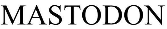 Trademark Logo MASTODON