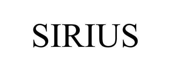 Trademark Logo SIRIUS