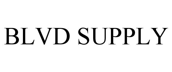 Trademark Logo BLVD SUPPLY