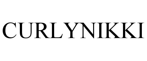 Trademark Logo CURLYNIKKI