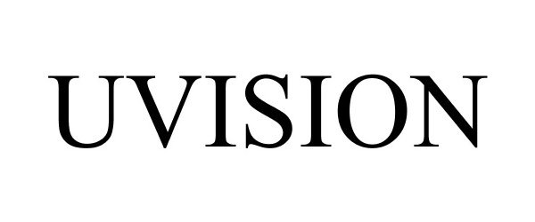 Trademark Logo UVISION