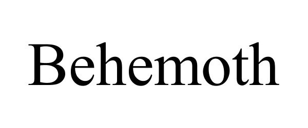 Trademark Logo BEHEMOTH