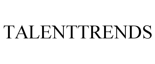 Trademark Logo TALENTTRENDS