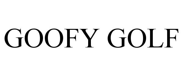  GOOFY GOLF
