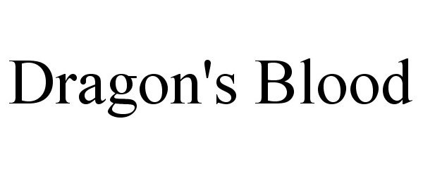 Trademark Logo DRAGON'S BLOOD