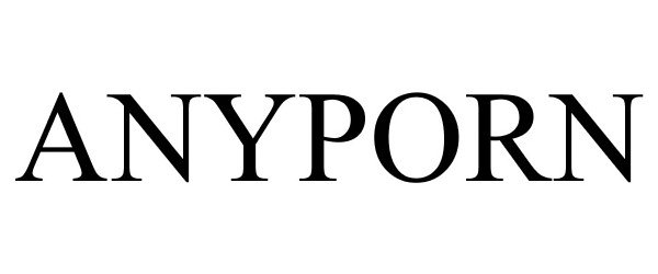 Trademark Logo ANYPORN
