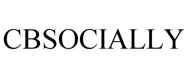 Trademark Logo CB SOCIALLY