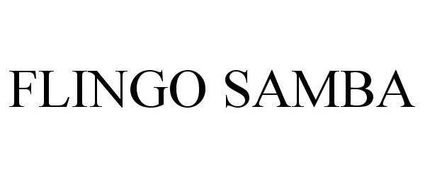 Trademark Logo FLINGO SAMBA