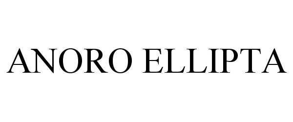 Trademark Logo ANORO ELLIPTA