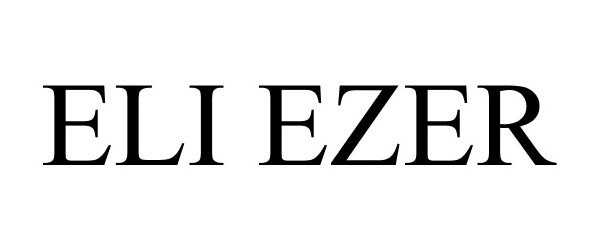 Trademark Logo ELI EZER