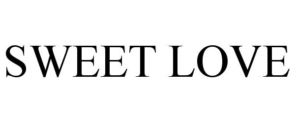 Trademark Logo SWEET LOVE
