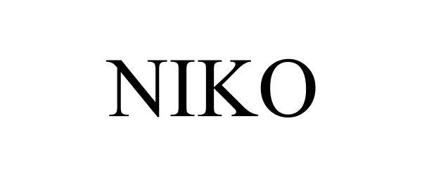 Trademark Logo NIKO