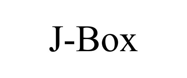 Trademark Logo J-BOX