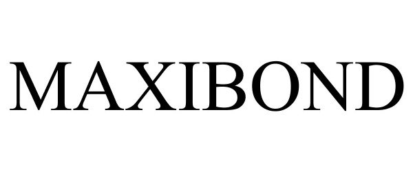 Trademark Logo MAXIBOND
