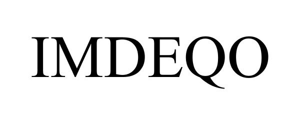 Trademark Logo IMDEQO