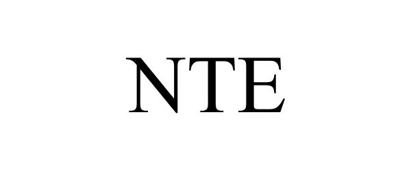 Trademark Logo NTE