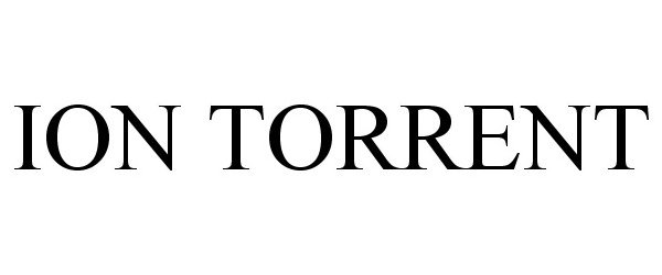 Trademark Logo ION TORRENT