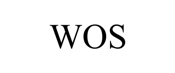 Trademark Logo WOS