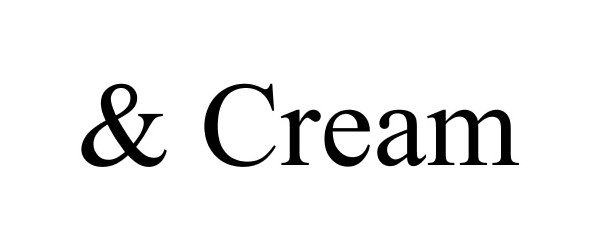 Trademark Logo &amp; CREAM