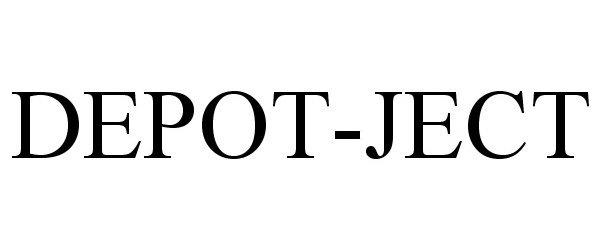 Trademark Logo DEPOT-JECT