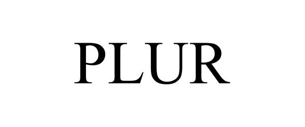 Trademark Logo PLUR