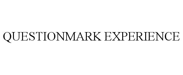  QUESTIONMARK EXPERIENCE