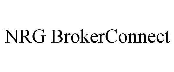 Trademark Logo NRG BROKERCONNECT