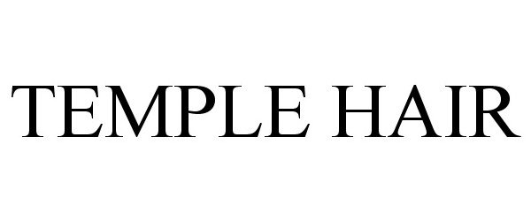 Trademark Logo TEMPLE HAIR