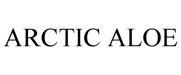 Trademark Logo ARCTIC ALOE