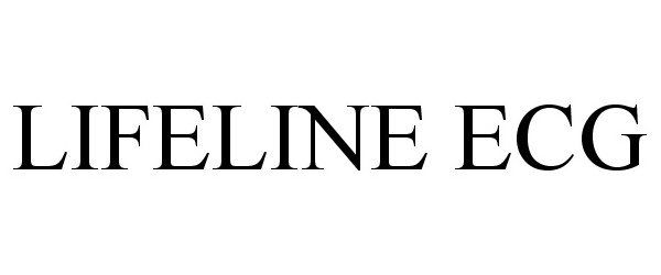 Trademark Logo LIFELINE ECG
