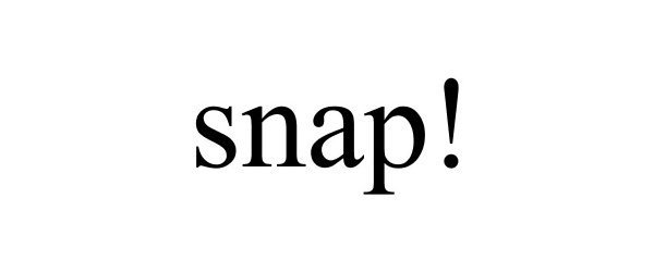 Trademark Logo SNAP!