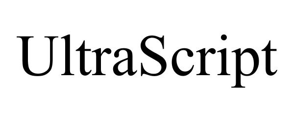 Trademark Logo ULTRASCRIPT