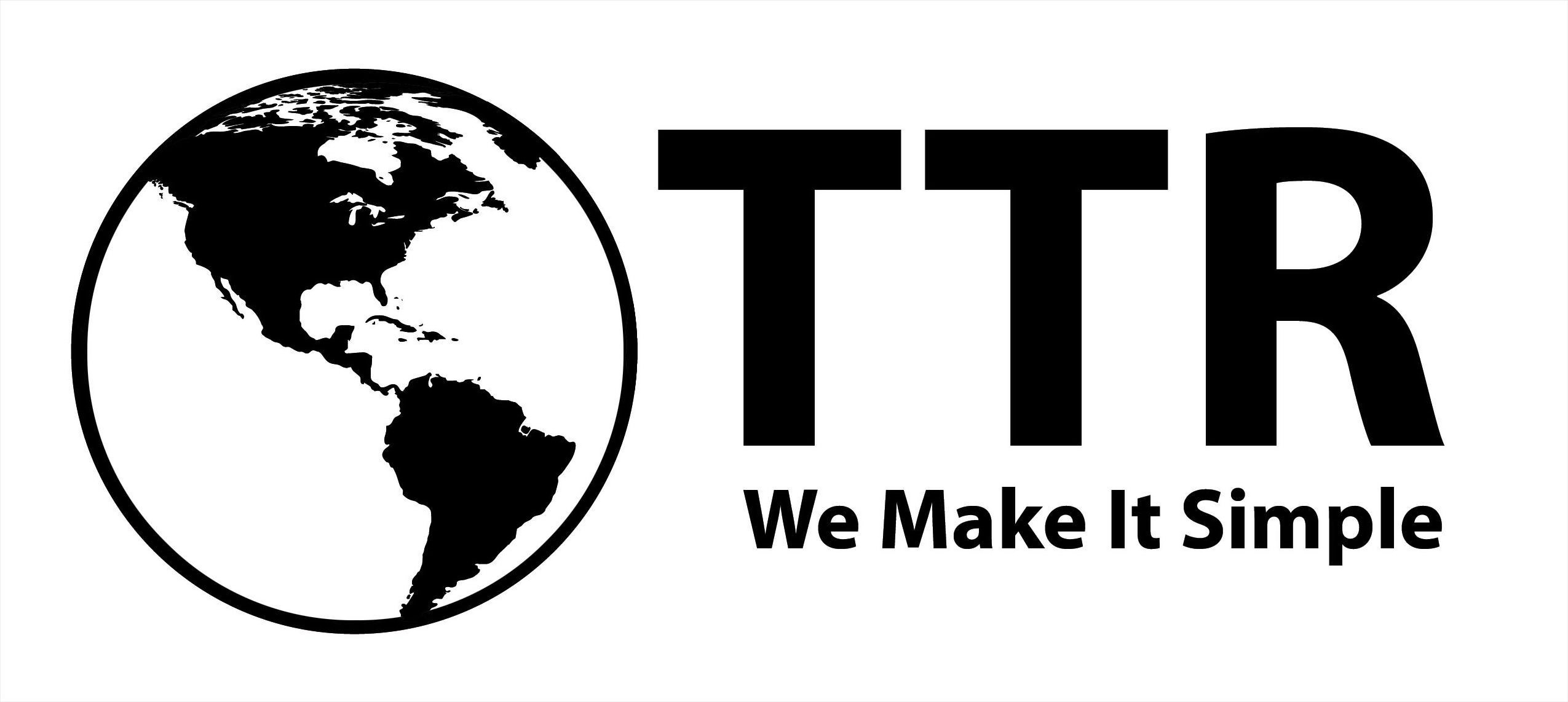 Trademark Logo TTR WE MAKE IT SIMPLE