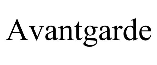 Trademark Logo AVANTGARDE