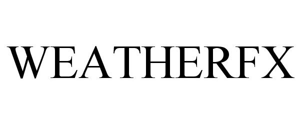 Trademark Logo WEATHERFX