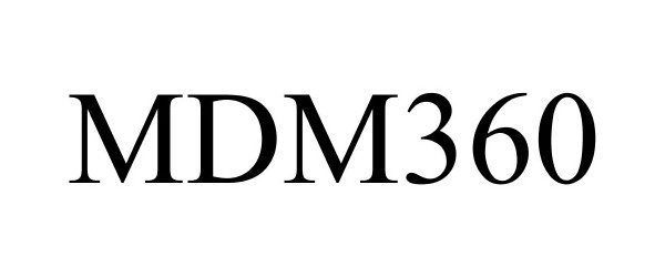 Trademark Logo MDM360