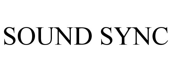 Trademark Logo SOUND SYNC