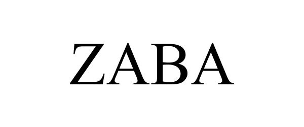 Trademark Logo ZABA