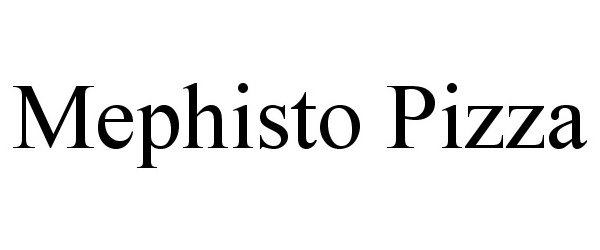 Trademark Logo MEPHISTO PIZZA