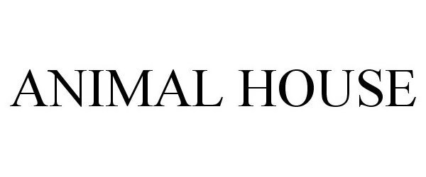 Trademark Logo ANIMAL HOUSE