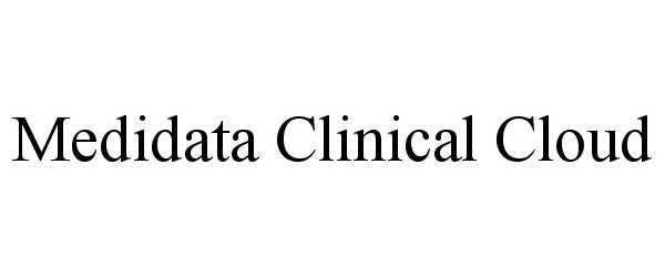  MEDIDATA CLINICAL CLOUD