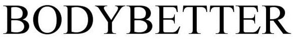 Trademark Logo BODYBETTER
