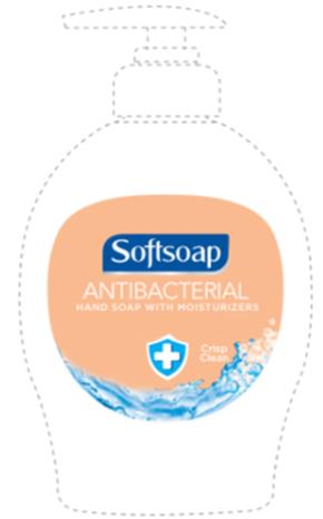  SOFTSOAP ANTIBACTERIAL HAND SOAP WITH MOISTURIZERS CRISP CLEAN