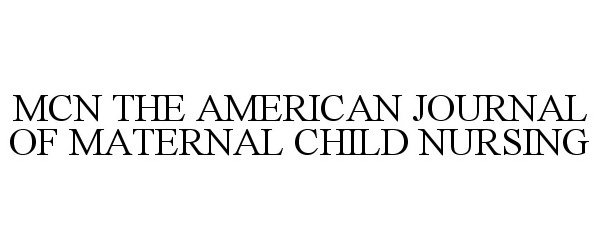  MCN THE AMERICAN JOURNAL OF MATERNAL CHILD NURSING