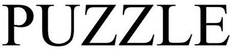 Trademark Logo PUZZLE