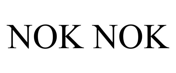 Trademark Logo NOK NOK