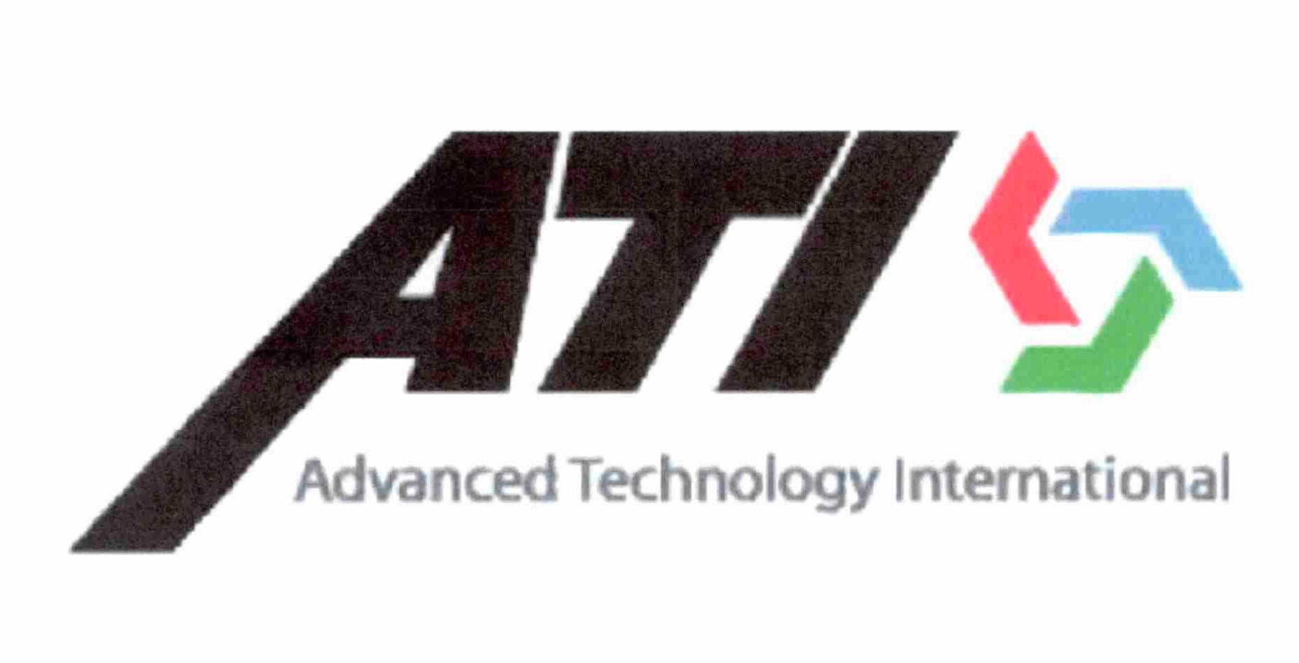 Trademark Logo ATI ADVANCED TECHNOLOGY INTERNATIONAL