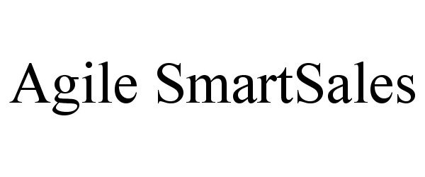 Trademark Logo AGILE SMARTSALES